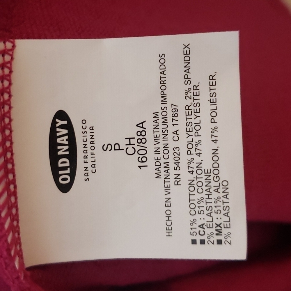 OLD navy sleeveless fuchsia dress size S NWT - Picture 15 of 16